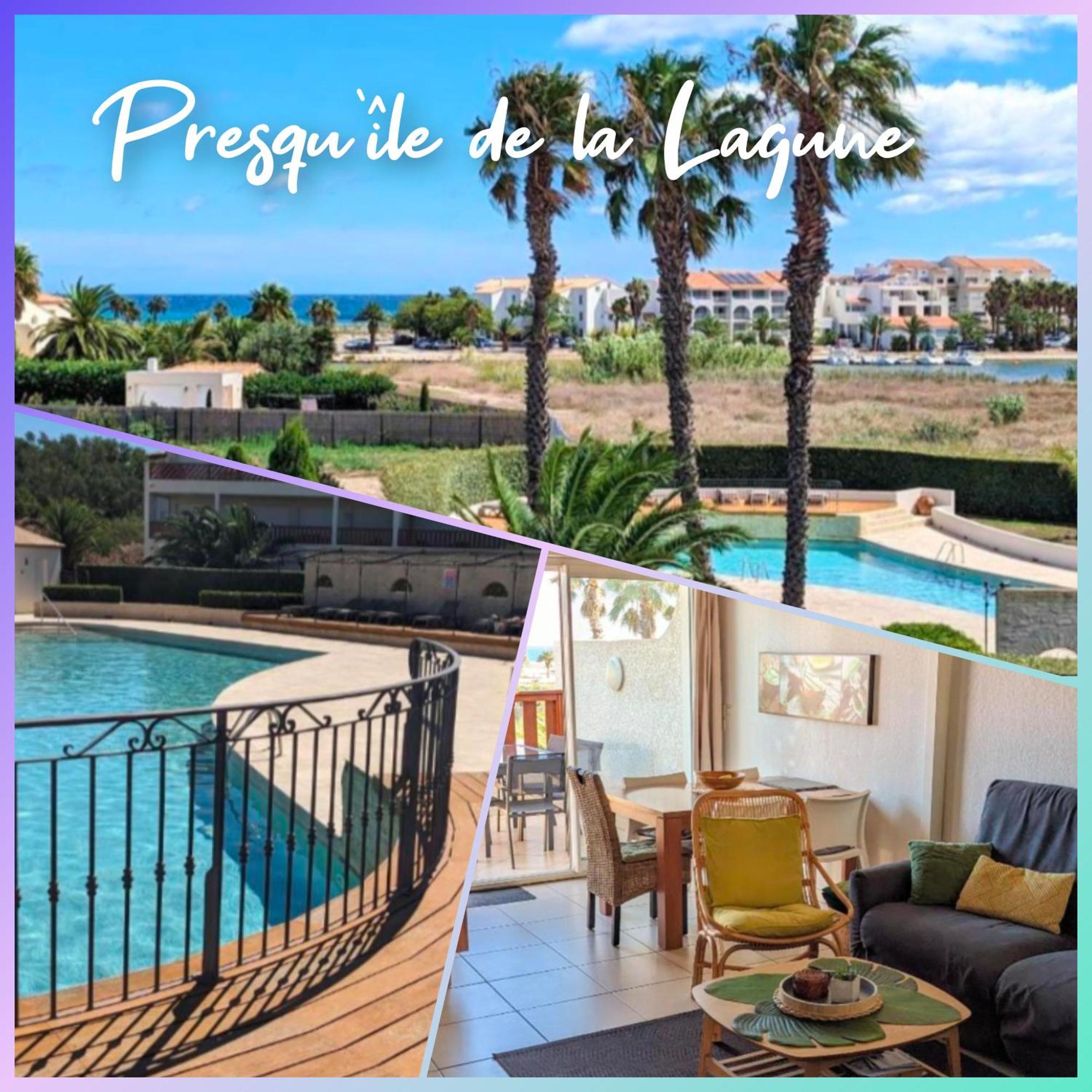 Standing T3Bis Presqu'Ile De La Lagune - Piscine - Mer & Nature Saint-Cyprien  Bagian luar foto